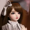 Dolls Bjd 1/3 Doll Set completo 60cm Trucco dipinto a mano Fashion Dress Girl Ball Jointed Toys Regalo di compleanno di Natale 220912