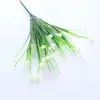 Decorative Flowers 40CM Plastic Artificial Gypsophila Garden Outdoor Grass Wedding Decor Living Room Bouquet Wholesale