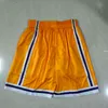 2021 팀 농구 짧은 도시 버전 Don Bear Sport Shorts Hip Pop Pant가있는 주머니 지퍼 스웨트 팬츠 보라색 화이트 BCK Blue Red Yellow