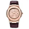 Montre-bracelets 2022 Hommes Regardez le luxe célèbres montres Business Male Clock Mode Quartz Mature Top Brand