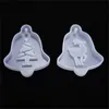 Other Arts and Crafts Christmas Tree Bell Elk Pendant Casting Silicone Mould Crystal Epoxy Resin Mold DIY Crafts Aromatherapy Wax Aroma Gypsum Plaster 20220912 E3