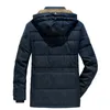 Mens Jackets Hommes loisirs velours épais manteau chaud imperméable polaire à capuche hommes veste extérieure hommes manteaux chapeau coupe-vent Parka hommes 220912