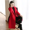 Women's Wool Blends Winter Autumn Coat Women Elegant Women Blend Coat Thick Loose Cashmere Woolen Coat Plus Size Woman Winter Coats and Jackets 220912