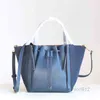 Evening Bags Tote Women Handbag Designer Shoulder Bags Leather High Capacity Crossbody Female Color Matching Bucket 220331Multi Pochette