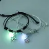 Bracelet lumineux lune étoile, corde réglable pour Couple, Bracelets assortis pour amis, cadeaux d'amour, bijoux 2 pièce/ensemble