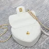 أزياء جديدة للسيدات سلسلة المرأة الكلاسيكية CCC Bag Women Gold Gold Leather Leather Counter Facs Cassandre Matelasse Envelope Ballet منقسم