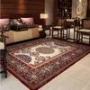 soggiorno del tappeto persiano rosso