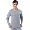 Tute da uomo Uomo Inverno Foderato in pile Caldo manica lunga Fondo superiore Pantalone intimo Set SSA-19ING