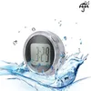 Interior Decorations 1pcs Car Electronic Watch Mini Waterproof Motorcycle General Digital Clear Black Plastic Packaging