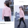 Jackor Cool Girls Classic Pu Autumn Outerwear Leather Läder Zipper Fashion Boys Poat Tonåring Kostym Birthday Present Kids kläder 220912