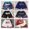 Just Don Shorts Sport Sport Basketball Desgaste curto com zíper de bolso Sorto de moletom Pant azul branco BCK vermelho roxo Online Man Style