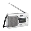 Pocket Bärbar Mini AM FM Live Radio Högtalare World Receiver Teleskopisk antenn Dual Band AM/FM Radio BC-R22