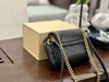 Evening Bags Top Quality Leather Chain Flip Cover Women Cute Mini Shoulder Luxury Designer Bags Crossbody Handbags Purses 220316Multi Poche