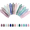 False Nails 24PCS Fake Frosted Matte Coffin Nail Tips For Extension Manicure Art Wholesales Press On Ballet Supplies