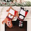 Juldekorationer Navidad 2023 Strumpor Partihandel Pet Dog Stocking Noel Bag For Home 220912