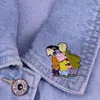 Diğer Moda Aksesuarları Retro Karikatür Emaye Pin Yaka Iğneler Sırt Çantaları için Broşlar Giyim için Sevimli Rozetler Takı Dekorasyon Arkadaş Çocuklar