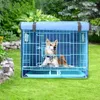 Perreras Plumas Dog Kennel House Cover Impermeable a prueba de polvo Durable Oxford Dog Cage Cover Plegable Lavable Outdoor Pet Kennel Crate Cover 220912