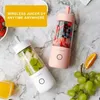 Juicers 350ml Portable Electric Vitamin Juice Cup Vitamer Fruit Juicer USB Charging Smoothie Blender Mixer Machine Home Travel Use