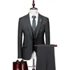 Мужские костюмы Blazers Brand костюм мужской тренд тренд корейская версия Slim Business Casual Groom Свадебные платья Профессиональные костюмы 220909