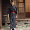 Ethnic Clothing 2022 Men'S Japanese Traditional Kimono Retro Japan Style Bathrobe Summer Yukata Home Wear Cosplay Samurai FF3419