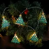 Christmas Decorations Santa Claus LED Light Merry For Home Tree Hanging Ornaments Garland Xmas Navidad Year Gifts 220912