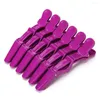 Hair Clips 6X Black Matte Sectioning Clip Clamp Grip Hairdressing Salon Tool Professional Alligator For Women Girls