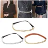 Belts Fashion Women Belt Thin Waistband Alloy Chain Ring Waist Strap For Girls Dresses Skirts