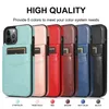 Flip Leather Magnetic Card Holder Wallet Case For iPhone 15 Pro Max 14 13 12 11 XR XS 8 7 Kickstand Heavy Duty Protective Cover