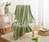 Blankets 2022 Cotton High Quality Sheep Velvet Winter Warmth Knitted Wool Blanket Sofa/Bed Cover Quilt