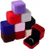 Jewelry Pouches 1 PC High Quality Storage Boxes Presentation Necklace Pendant Box Velvet Case Earrings Plastic Display