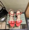 Women Summer Multicolor High-heeled Shoes Sandals Outdoor Slippers Designer Shoe Sandal Style Chunky Heels Soft Size 34-41