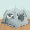 canile penne Cat Dog Lettiera Tenda Kennel Pieghevole Indoor Teepee Pet House Traspirante Cucciolo Tenda Letto Forniture per cani 220912