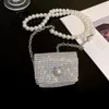 Cinture di moda rini della cintura a catena perle mini sacchetti per donne di qualit￠ da spalla spalla a diamante di qualit￠ da donna