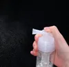 110 ml 180 ml pulver sprayflaskor tomma transparent husdjur demonterbara kosmetikflaskor med låsmunstycke för frisörsalong hem skönhet sn4137