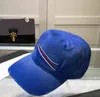 Ball Caps 22ss litery fala haft haftowa kulka męska męskie projektantki Casquette Caps Fahsion Street Caps z falami morskimi 4 sezonowe czapki słoneczne czapki