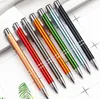 Metal Ballpoint Pens Ballpen Ball Pen Signature Business Pen Office School Student Stationery Gift 13 Colors Customizable SN6783