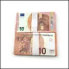 Autres fournitures de fête de fête Fournitures de fête 2022 Fake Money Banknote 5 10 20 50 100 dollars Euros Reliste Toy Bar accessoires Copie Curren DHB8DNAZXQ8CG