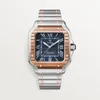 New Business MEN039S自動機械腕時計のトップデザイナーは、ステンレス鋼のスクラッチ耐性を作るCOL9066042のさまざまな摩耗