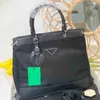 Briefcases Luxury Designertote Bags Women Shopping Handbag Shoulder High Quality Nylon Crossbody Female Travel Purses 220402Multi Pochette