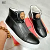 Nuovi uomini casual designer di lusso nero scarpe da uomo mocassini maschili high-top scarpe di marca di lusso sneakers giovani stivali da cowboy A2