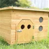 kennels pens Modern Wooden Homestay Dog Houses Creative Waterproof Apartment Dogs Kennel Simple Indoor Balcony Villa Cat Cage Pet Supplies T 220912