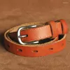 Belts Italian Quality Cattle First Layer Cowhide Retro Soft Luxury Fashion Women Belt For Female Jeans Leisure Genuine Leather Strap