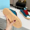 Mężczyźni Runner Designer Designer Kobiety Buty swobodne buty Espadrilles Letni projektanci koronkowy materiał bawełniany dżinsowa siatka otwartego oddychające buty do biegania