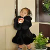 Jackets Girls Baby s Kids Coat Jacket Outwear Sweet Faux Fur Warm Plus Velvet Thicken Winter Autumn Outdoor Fleece Children s Cloth 220912