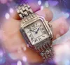 범죄 프리미엄 남성 스퀘어 로마 다이얼 손목 시계 40mm 석영 운동 남성 시간 시계 시계 Fulll 스테인리스 스틸 밴드 Sapphire Glass Relogio Masculino Wristwatch