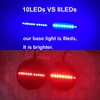 3D LED LED Base Light Light 7 Colors Dimmable ABS USB