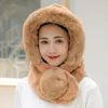 Beretten Winter Warm Bont Hat With Ear Flaps Vrouwen Dikke dop Haped Lady Outdoor Windvrije zachte bantelen voor Russische stijl#G