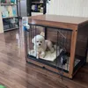 chenils stylos Cage pour chien en bois Chenils pour animaux de compagnie Meubles de maison Maisons pour chiens d'intérieur Clôture Maison pour chiens Villa universelle moderne pour chiens Creative Cat House 220912