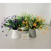 Fleurs décoratives 40 CM en plastique artificielle gypsophile jardin extérieur herbe mariage décor salon Bouquet en gros