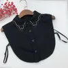 Bow Ties Korean Wild Fake Collars For Women Sweater Dress Decoration Lady Shirt Detachable Collar Removable Blouse Tops False